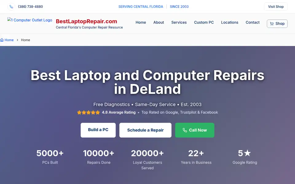 Best Laptop Repair website archived April 2026