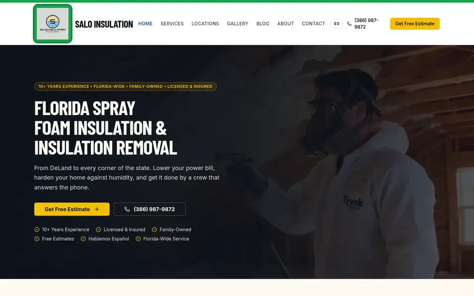 Salo Insulation website